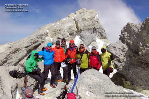 Iran visa for Damavand hiking trekking tour and Mount Damavand ski touring