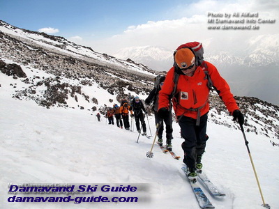 Ski Touring Mount Damavand Iran